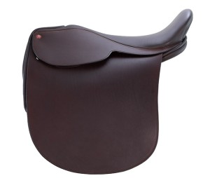 The Louisville™ Brown Deep Seat Cut Back Show Saddle